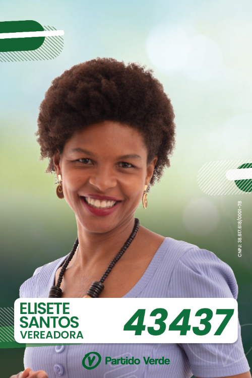 Elisete Aparecida dos Santos - Partido Verde