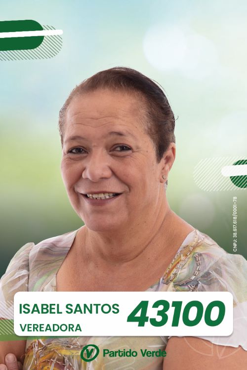 Isabel Santos - Partido Verde