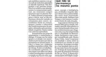 O tempo sempre nos dá a melhor resposta